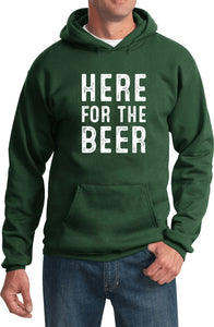 St Patricks Day Here for the Beer Hoodie - Yoga Clothing for You