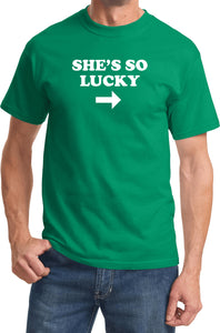 St Patricks Day Shes So Lucky Shirt - Yoga Clothing for You