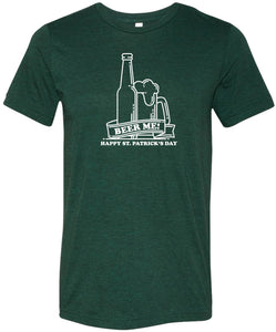 St Patricks Day Beer Me Tri Blend T-Shirt - Yoga Clothing for You