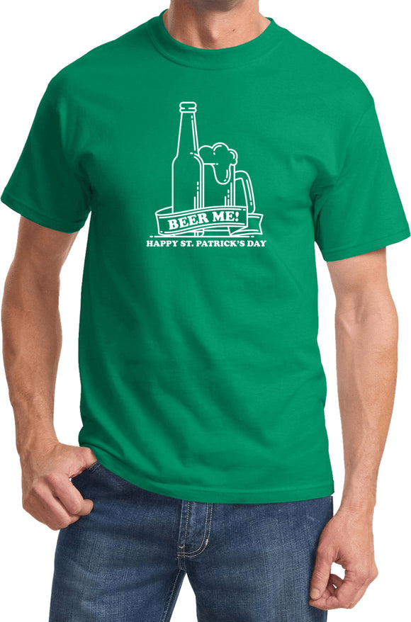 Mens St Patricks Day Beer Me Shirt - Yoga Clothing for You