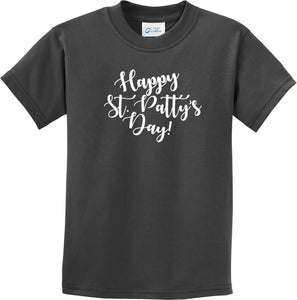 St Patricks Day Happy St Pattys Day Kids T-shirt - Yoga Clothing for You
