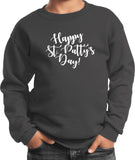 St Patricks Day Happy St Pattys Day Kids Sweatshirt - Yoga Clothing for You