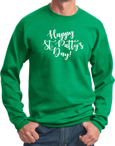 St Patricks Day Happy St Pattys Day Sweatshirt - Yoga Clothing for You