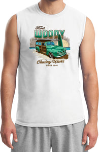 1946 Ford Woody Mens Sleeveless Shirt - Yoga Clothing for You