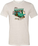 1946 Ford Woody Tri Blend T-Shirt - Yoga Clothing for You