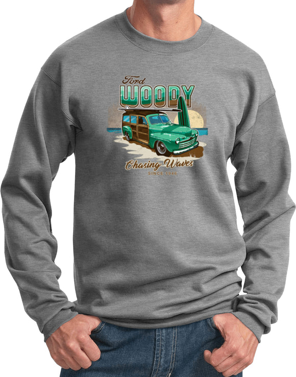 1946 Ford Woody Sweatshirt - Yoga Clothing for You