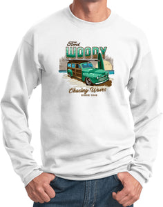 1946 Ford Woody Sweatshirt - Yoga Clothing for You