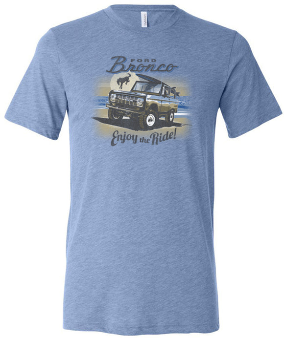 Ford Bronco Enjoy the Ride Tri Blend T-Shirt - Yoga Clothing for You