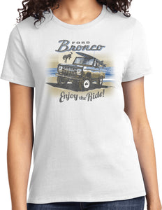 Ford Bronco Enjoy the Ride Ladies Shirt - Yoga Clothing for You
