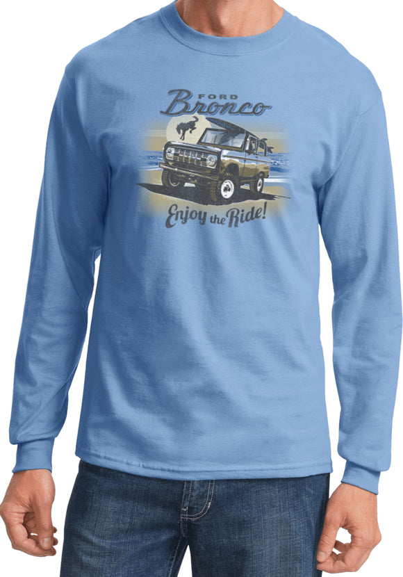 Ford Bronco Enjoy the Ride Long Sleeve Shirt - Yoga Clothing for You