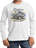 Ford Bronco Enjoy the Ride Kids Long Sleeve Shirt - Yoga Clothing for You