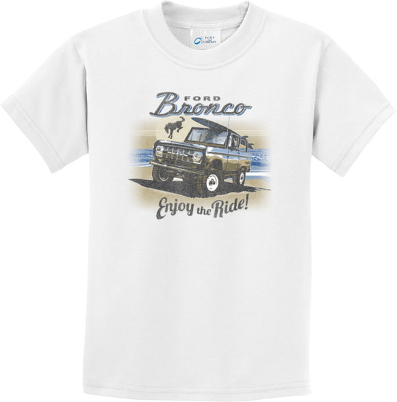 Ford Bronco Enjoy the Ride Kids T-shirt - Yoga Clothing for You