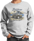 Ford Bronco Enjoy the Ride Kids Sweatshirt - Yoga Clothing for You