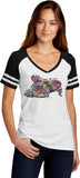 I Wish I Was My Sleepy Cat Womens Game V-neck T-shirt - Yoga Clothing for You