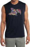 I Wish I Was My Sleepy Cat Sleeveless Moisture Wicking Shirt - Yoga Clothing for You