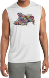 I Wish I Was My Sleepy Cat Sleeveless Moisture Wicking Shirt - Yoga Clothing for You