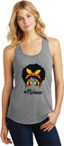 Mom Bun Rasta Melanin Womens Racerback Tank Top - Yoga Clothing for You