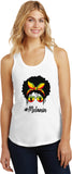 Mom Bun Rasta Melanin Womens Racerback Tank Top - Yoga Clothing for You