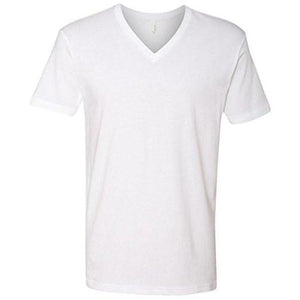 Mens Fitted Cotton V-neck Tee Shirt - Yoga Clothing for You - 6