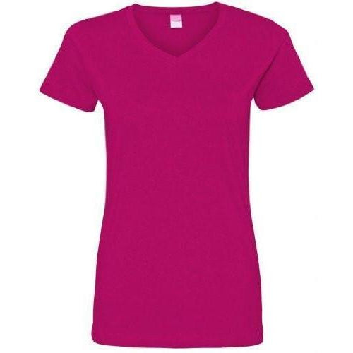 Women's Yoga V-neck Cotton T-Shirt - Yoga Clothing for You