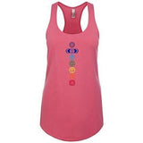 Womens 7 Chakras Racer-back Tank Top - Yoga Clothing for You - 5