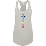 Womens 7 Chakras Racer-back Tank Top - Yoga Clothing for You - 13