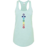 Womens 7 Chakras Racer-back Tank Top - Yoga Clothing for You - 12