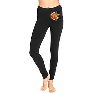 Ladies Sleeping Sun Cotton/Spandex Leggings - Yoga Clothing for You - 12