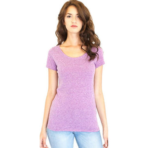 Ladies Recycled Triblend Yoga Tee Shirt - Yoga Clothing for You - 6