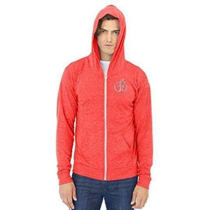 Men's Eco Hindu Patch Full Zip Hoodie - Yoga Clothing for You - 9