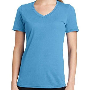 Womens V-neck Tee Shirt - Yoga Clothing for You - 1