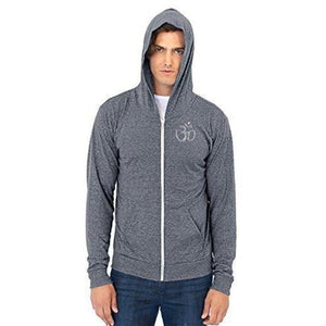Men's Eco Hindu Patch Full Zip Hoodie - Yoga Clothing for You - 15