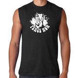 Mens Peace Now Sleeveless Muscle Tee Shirt - Yoga Clothing for You - 1