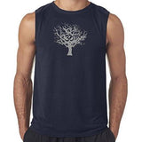 Mens "Tree of Life" Muscle Tee Shirt - Yoga Clothing for You - 4