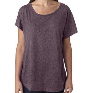 Womens TriBlend Dolman Tee Shirt - Yoga Clothing for You - 12