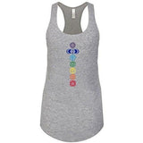 Womens 7 Chakras Racer-back Tank Top - Yoga Clothing for You - 4