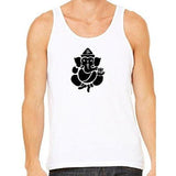 Mens Lightweight Shadow Ganesha Tank Top - Yoga Clothing for You - 2
