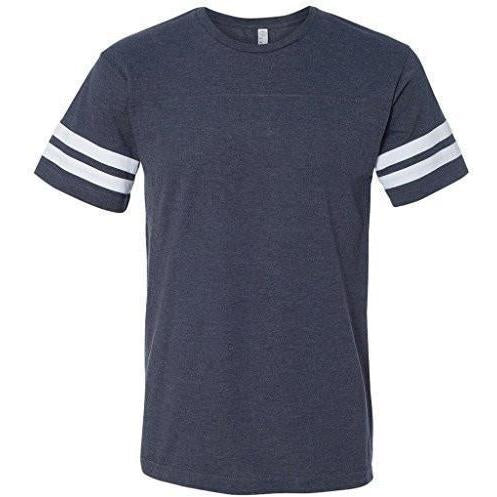 Mens Sporty Style Striped Tee Shirt - Yoga Clothing for You - 1