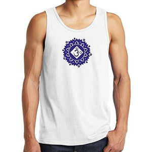 Mens Floral Sahasrara Tank Top Shirt - Yoga Clothing for You - 3