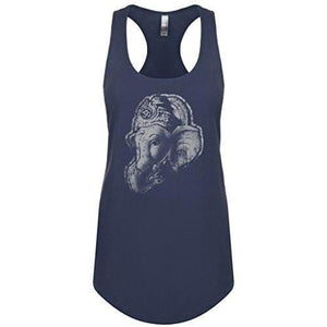 Womens Ganesh Profile Racer-back Tank Top - Yoga Clothing for You - 5