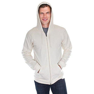 Men's Full Zip Organic Hoodie - Yoga Clothing for You - 22