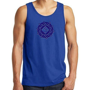 Mens Floral Sahasrara Tank Top Shirt - Yoga Clothing for You - 2