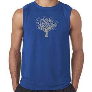 Mens "Tree of Life" Muscle Tee Shirt - Yoga Clothing for You - 6