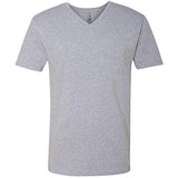 Mens Fitted Cotton V-neck Tee Shirt - Yoga Clothing for You - 2