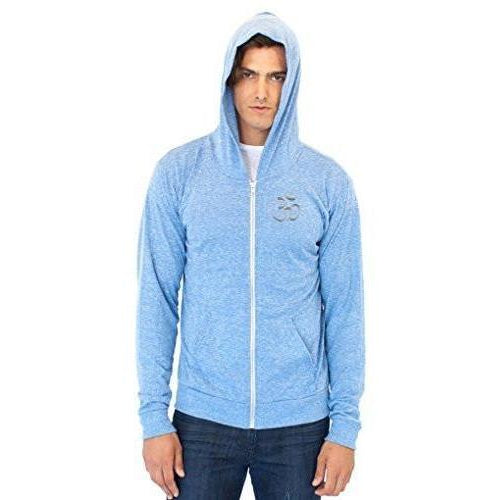 Men's Eco Hindu Patch Full Zip Hoodie - Yoga Clothing for You - 1