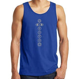 Mens 7 Chakras Cotton Tank Top Shirt - Yoga Clothing for You - 4