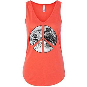 Ladies Peace Earth Flowy Tank Top - Yoga Clothing for You