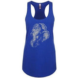 Womens Ganesh Profile Racer-back Tank Top - Yoga Clothing for You - 12