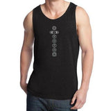 Mens 7 Chakras Cotton Tank Top - Yoga Clothing for You - 3