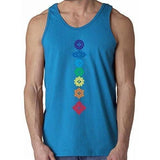 Mens Floral 7 Chakras Tank Top - Yoga Clothing for You - 12